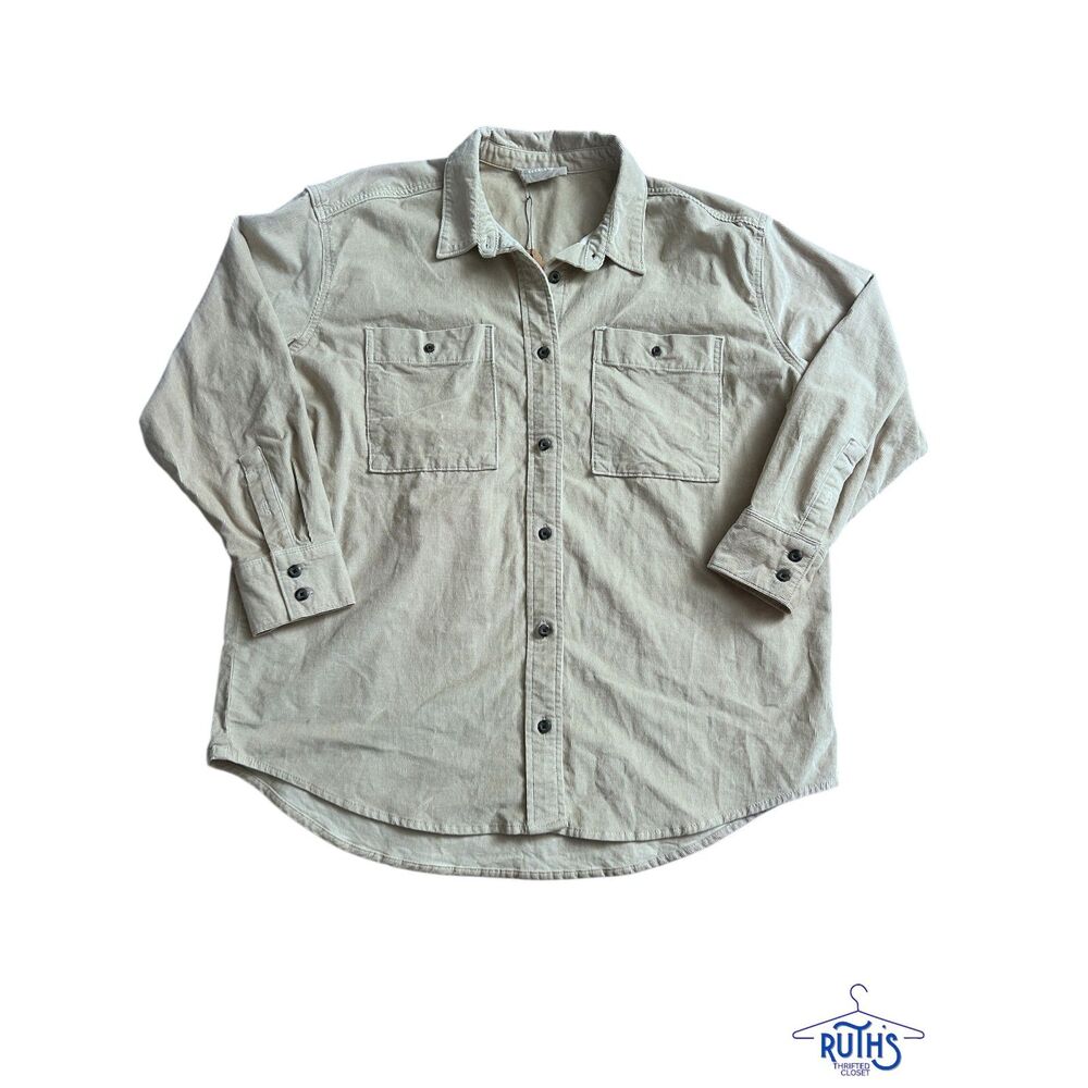 Everlane The Everyone Corduroy Button Down Shirt/Jacket